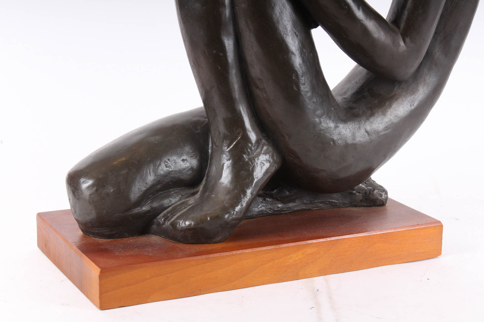 Austin Prod Inc. Cast Bronze Sculpture of Mother and Child