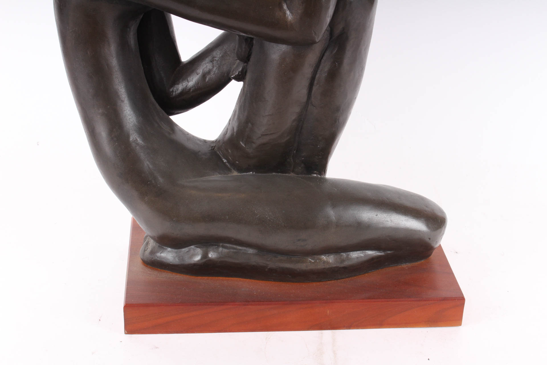 Austin Prod Inc. Cast Bronze Sculpture of Mother and Child