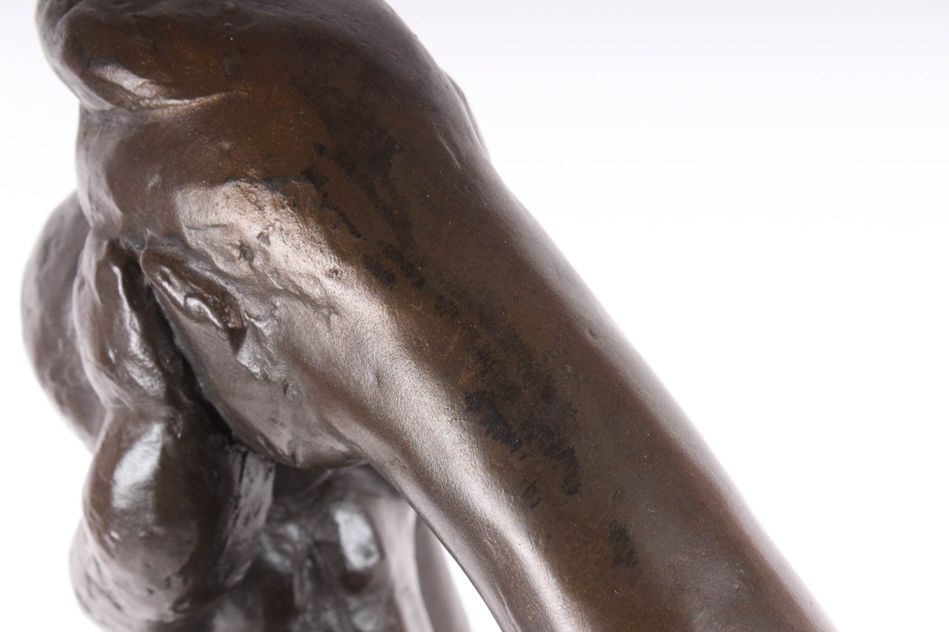 Austin Prod Inc. Cast Bronze Sculpture of Mother and Child