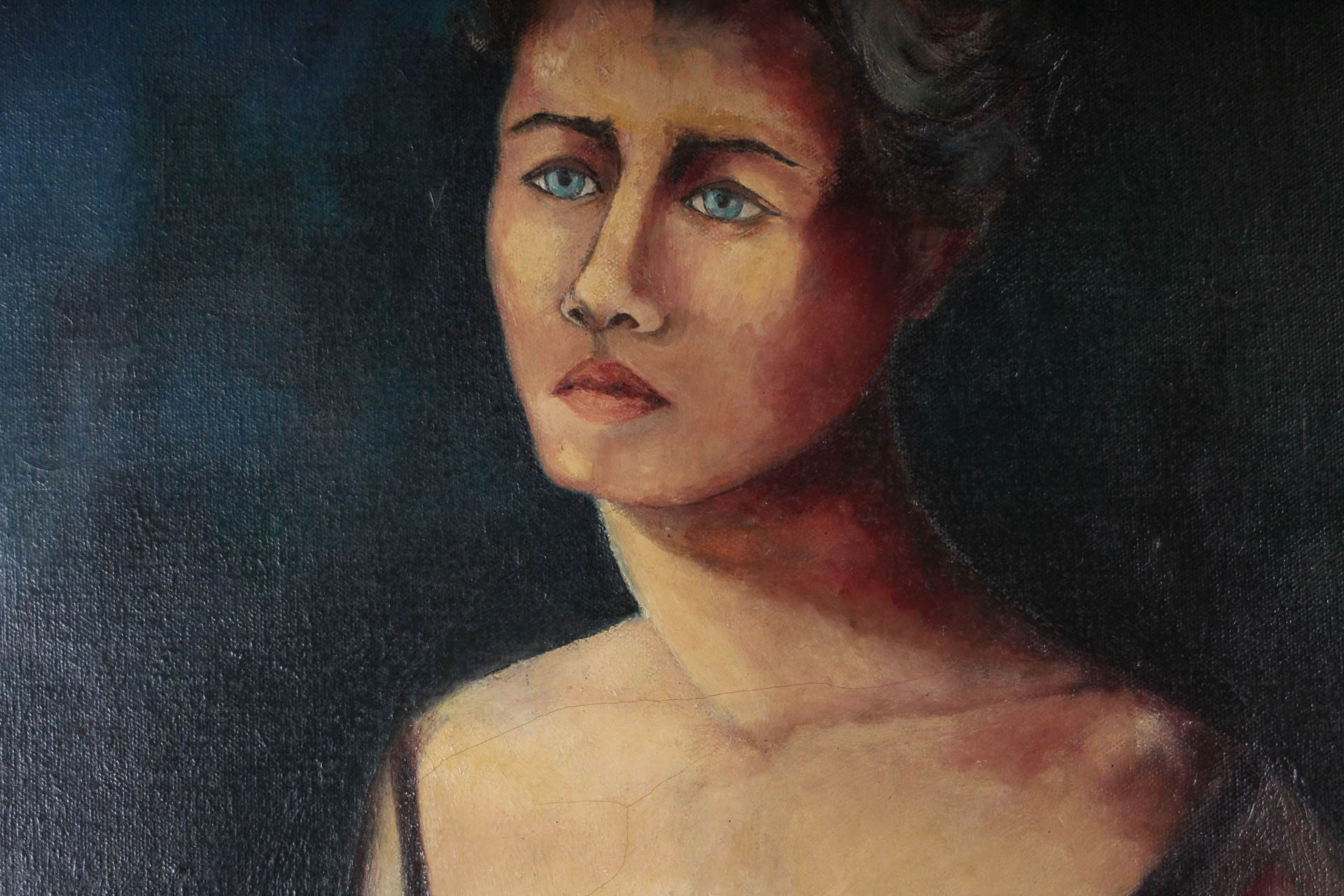 Judee Ciccarone Original Oil Painting Based on Puccini's "Tosca"