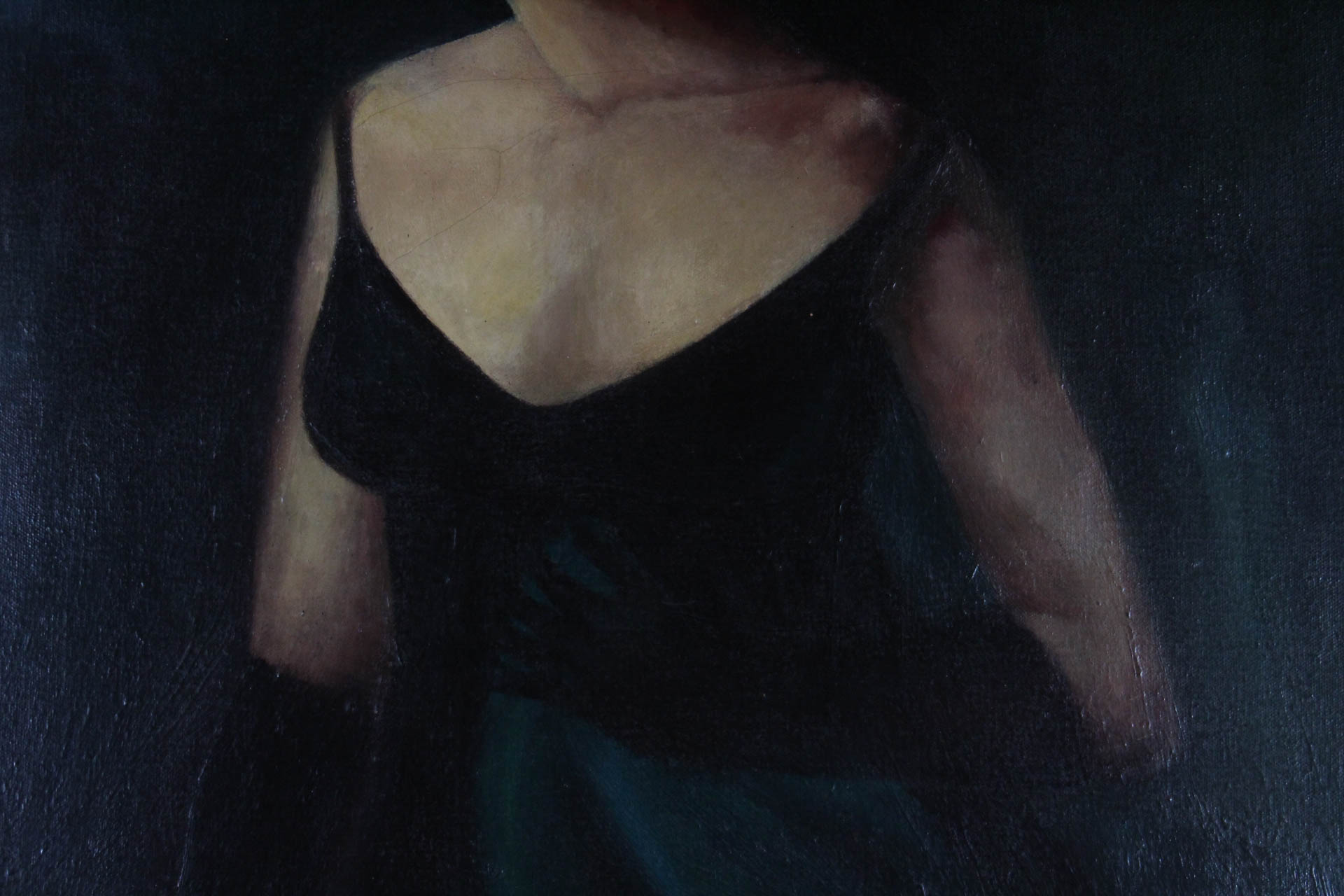 Judee Ciccarone Original Oil Painting Based on Puccini's "Tosca"