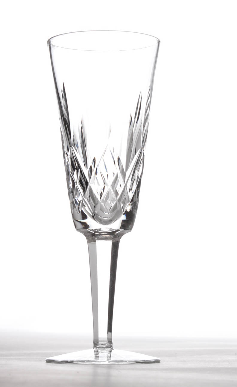 Waterford Crystal "Lismore" Pattern Champagne Flutes
