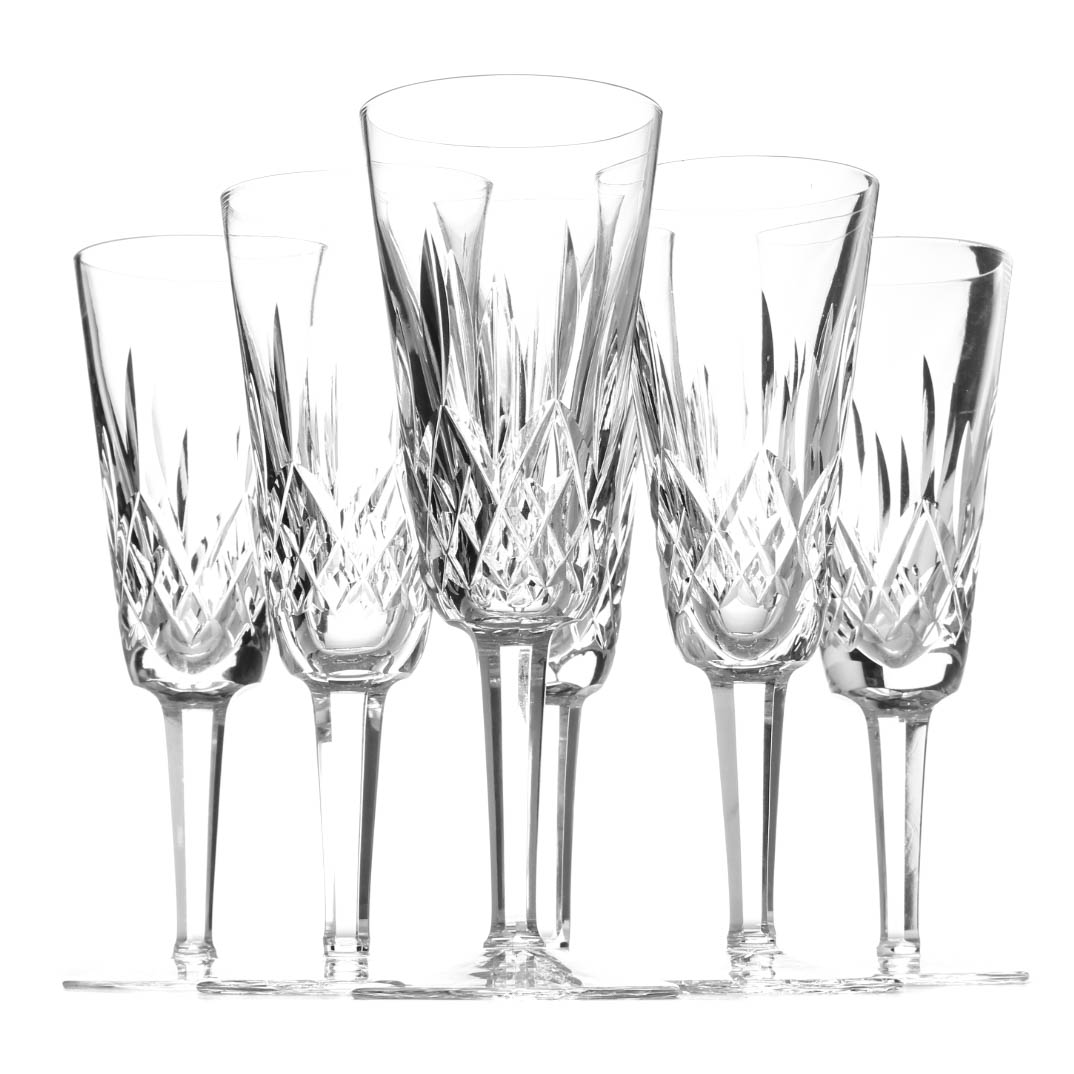 Waterford Crystal "Lismore" Champagne Flutes