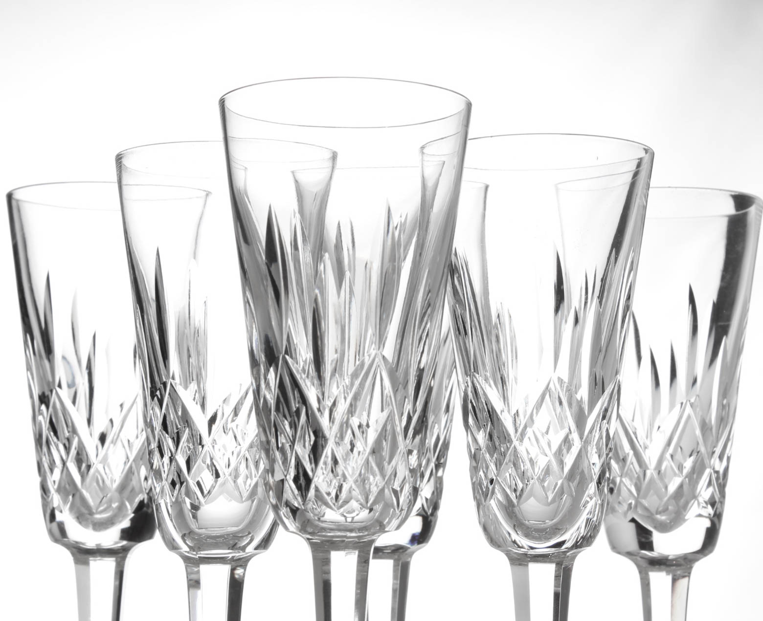 Waterford Crystal "Lismore" Champagne Flutes