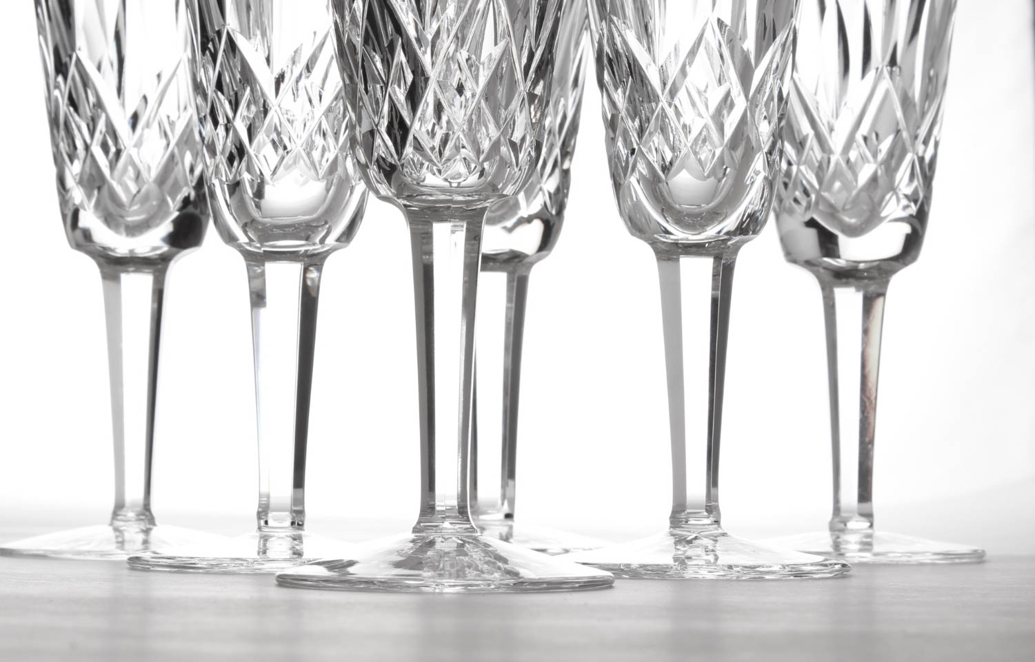 Waterford Crystal "Lismore" Champagne Flutes