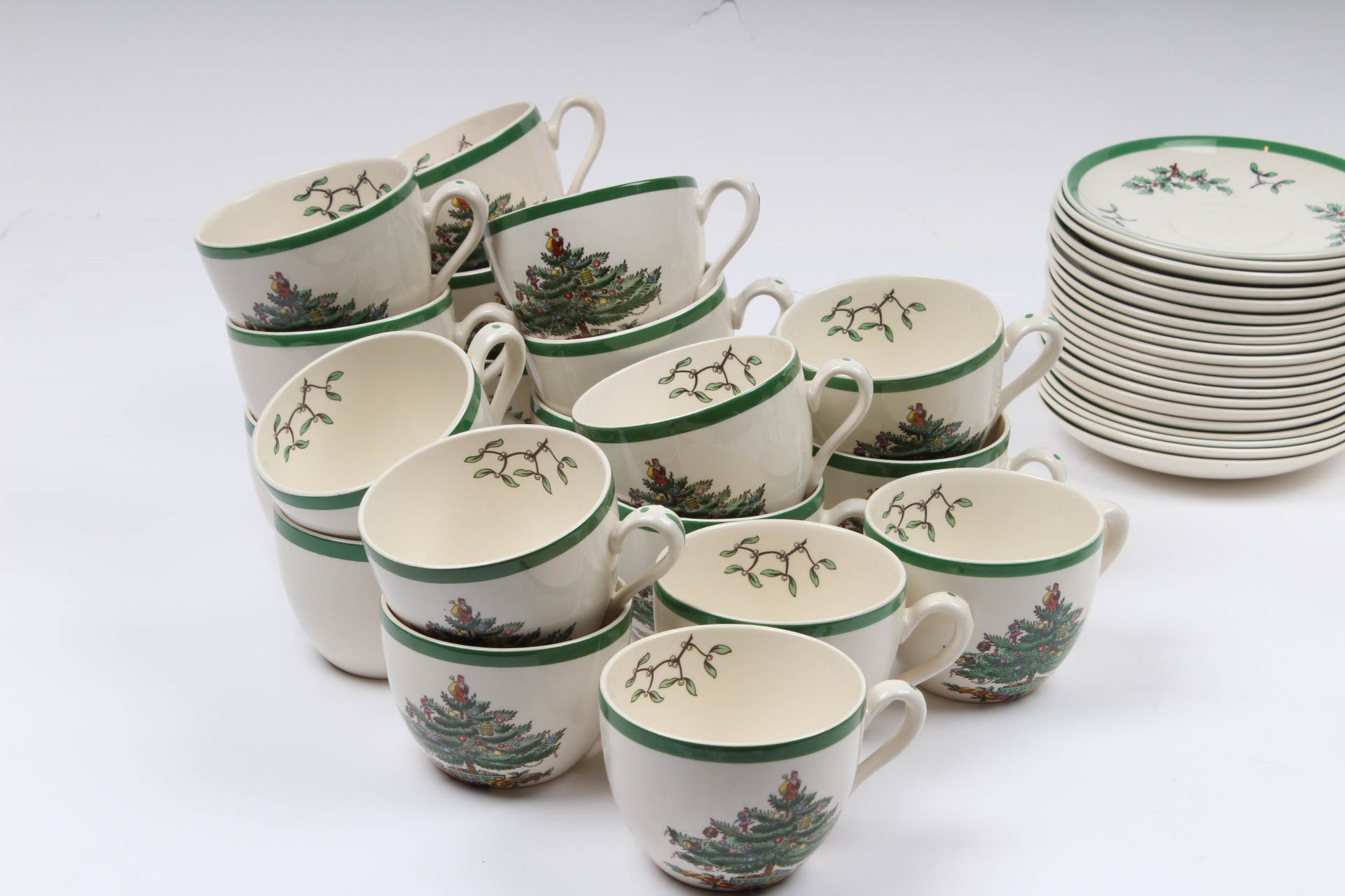Spode "Christams Tree" Tea Service