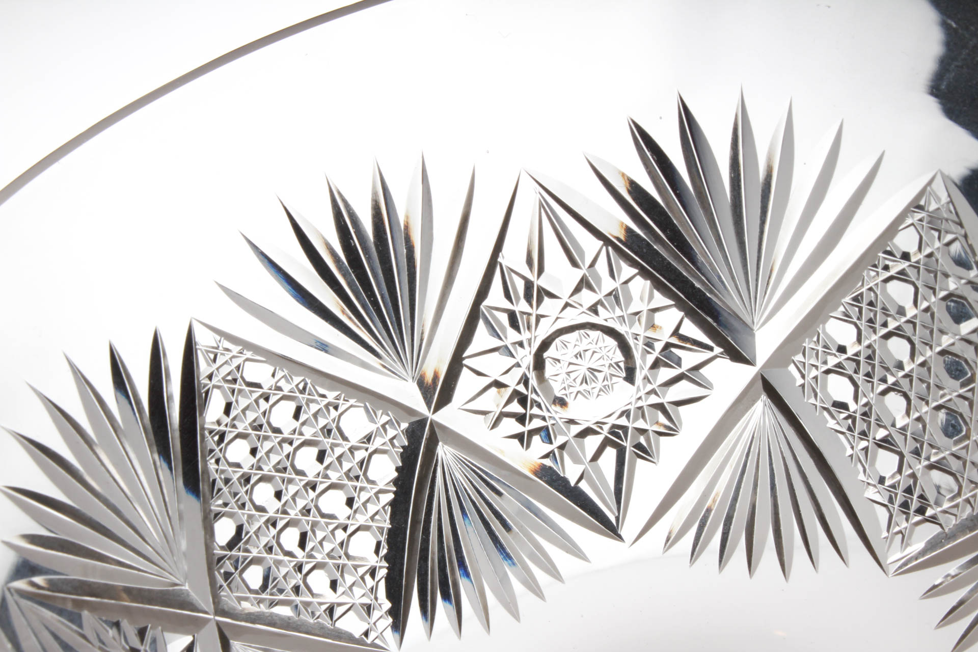 Baccarat Style Compote with Air Twist Stem