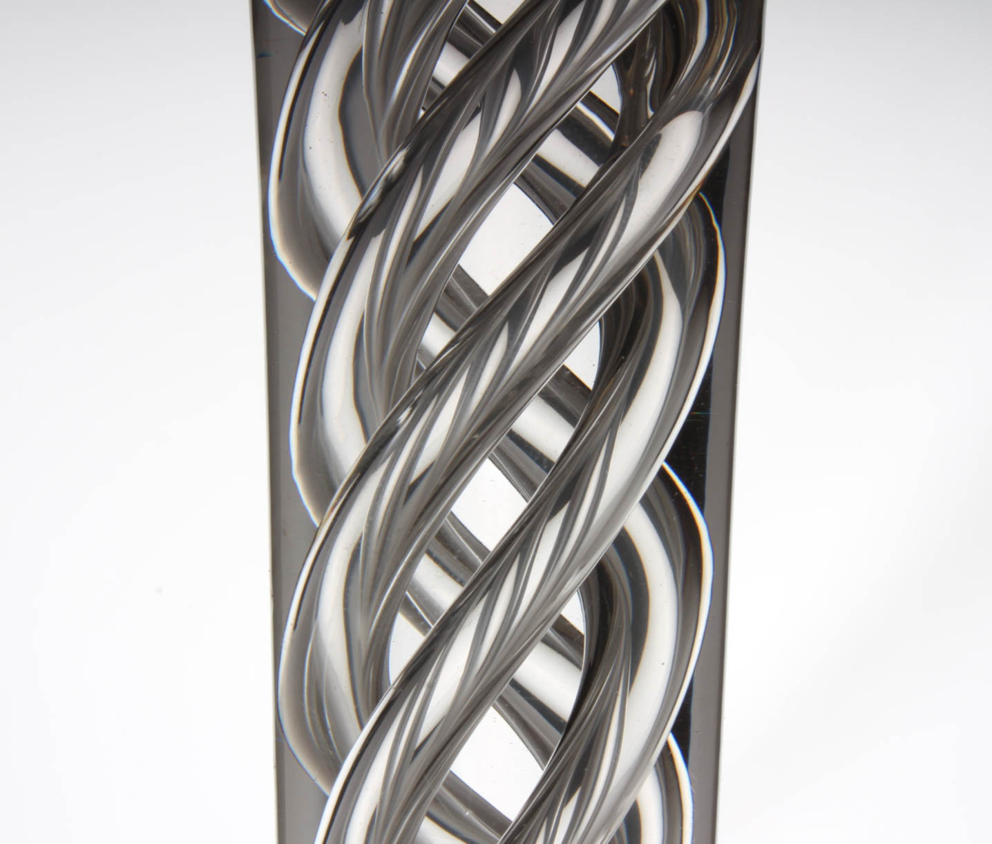 Baccarat Style Compote with Air Twist Stem