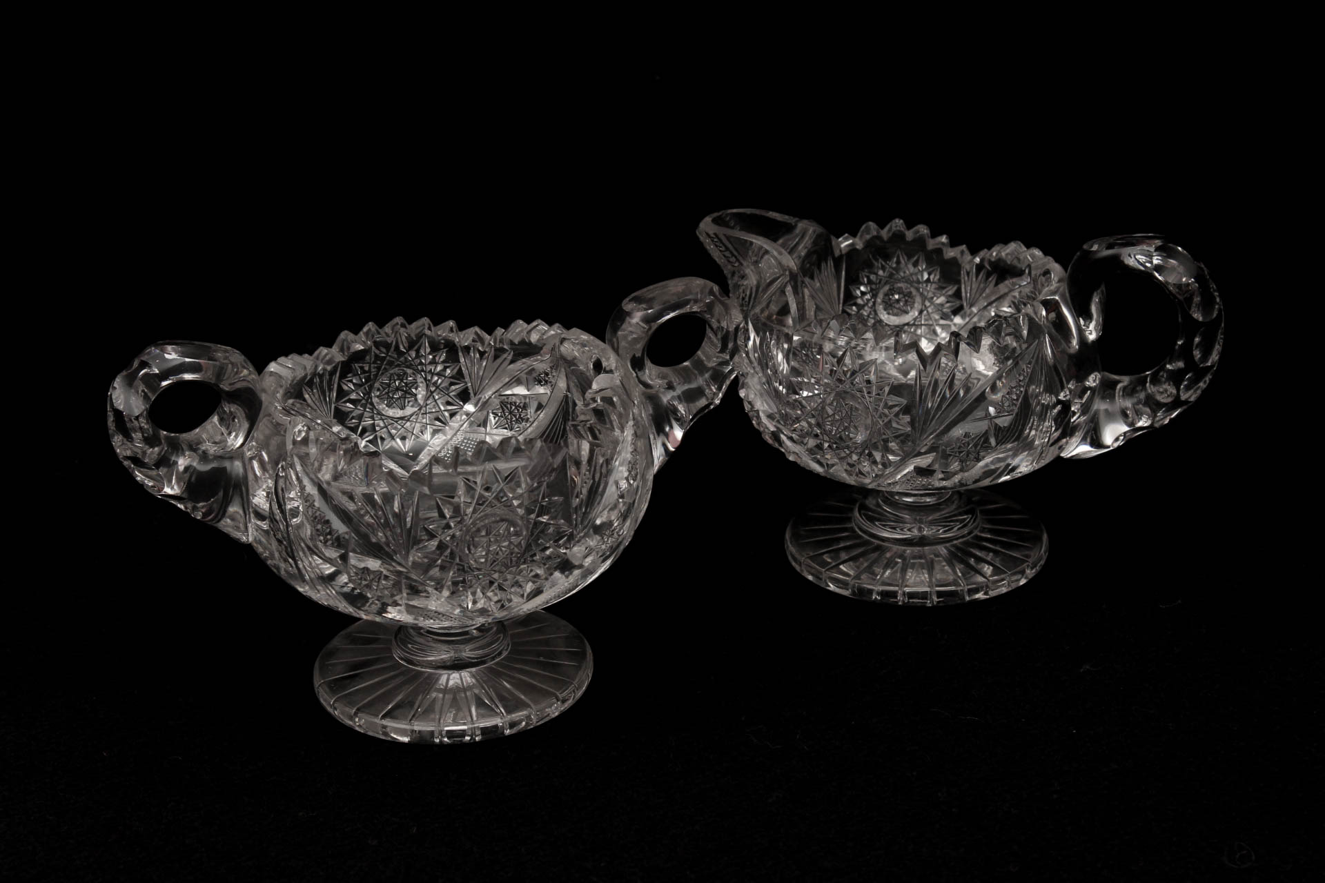 American Brilliant Period Style Cut Glass