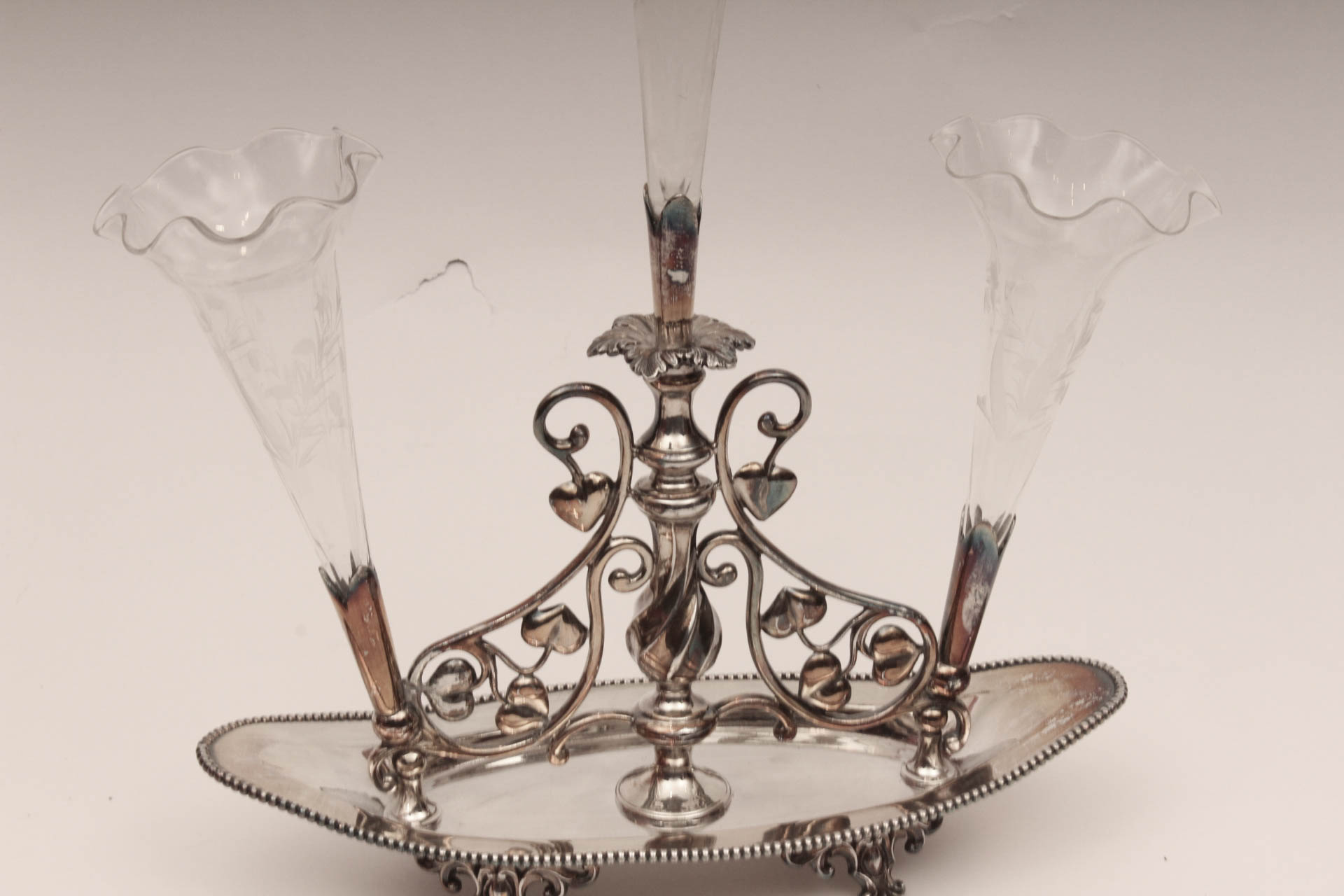 Sterling, Silver Plate, and Glass Assortment