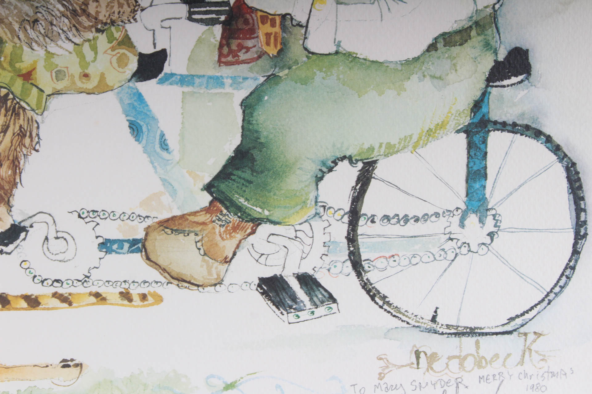 Don Nedobeck Offset Lithograph Print  "Ice Cream"