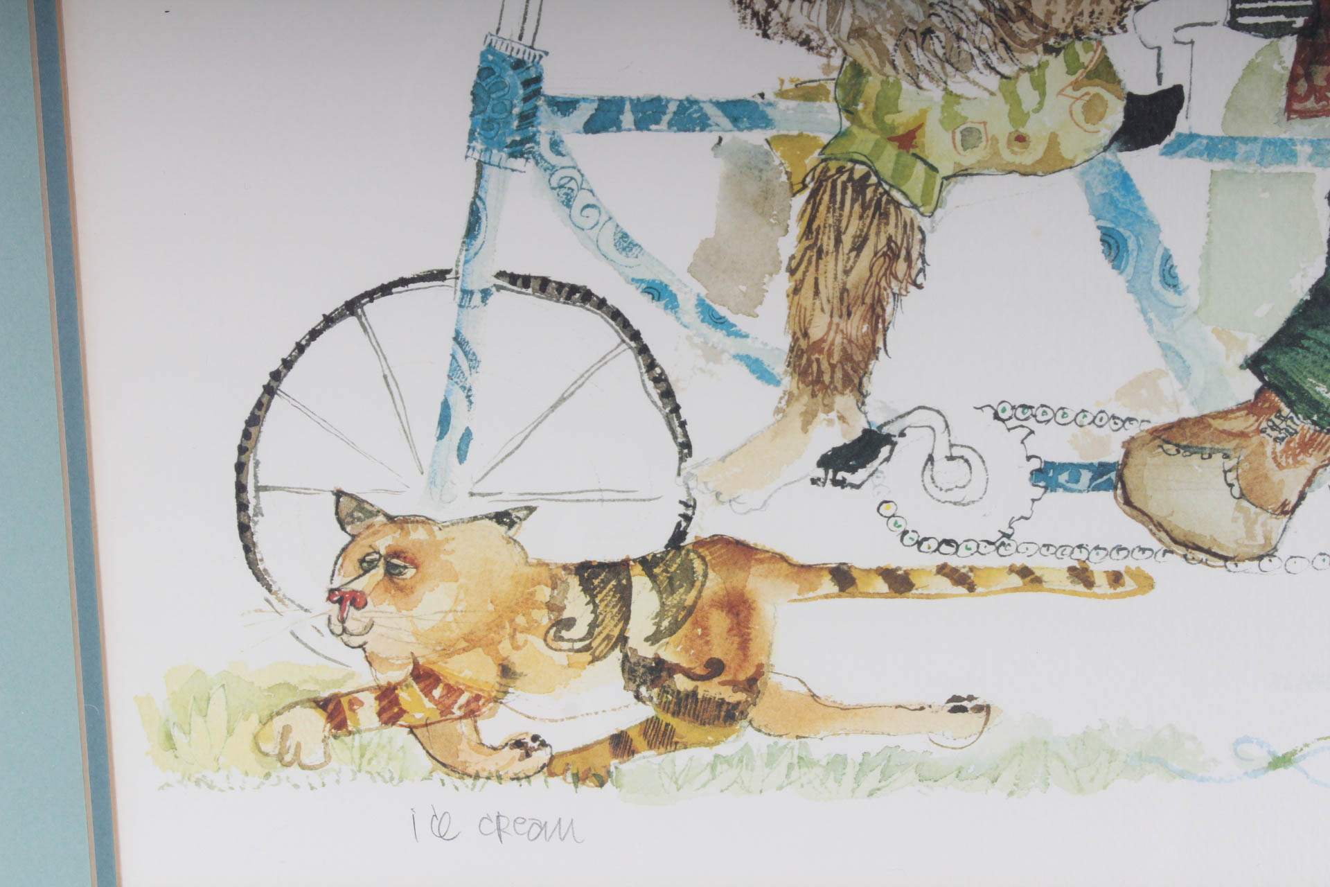 Don Nedobeck Offset Lithograph Print  "Ice Cream"