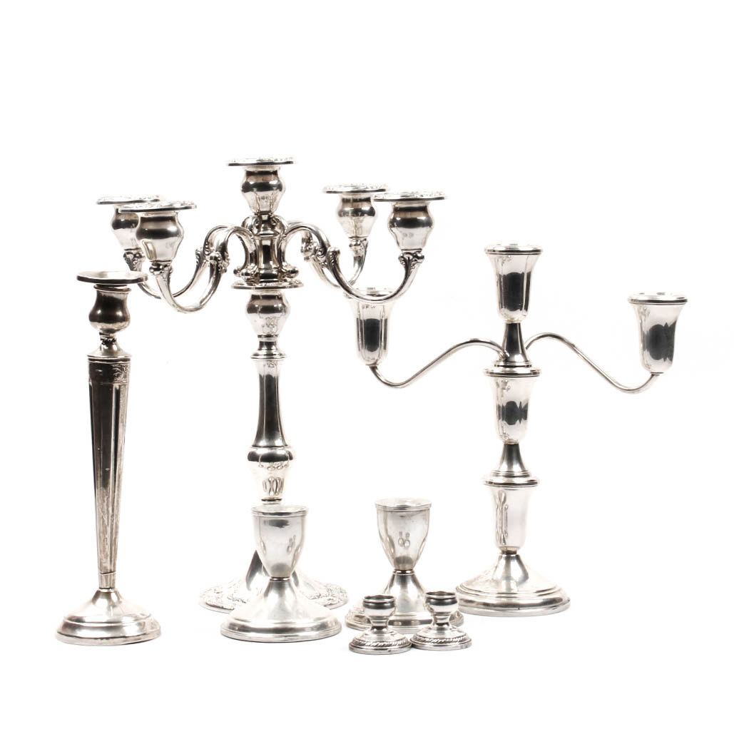 Weighted Sterling Candlesticks