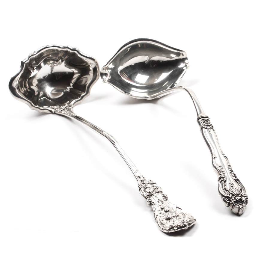 Gorham and Reed & Barton Sterling Silver Ladles
