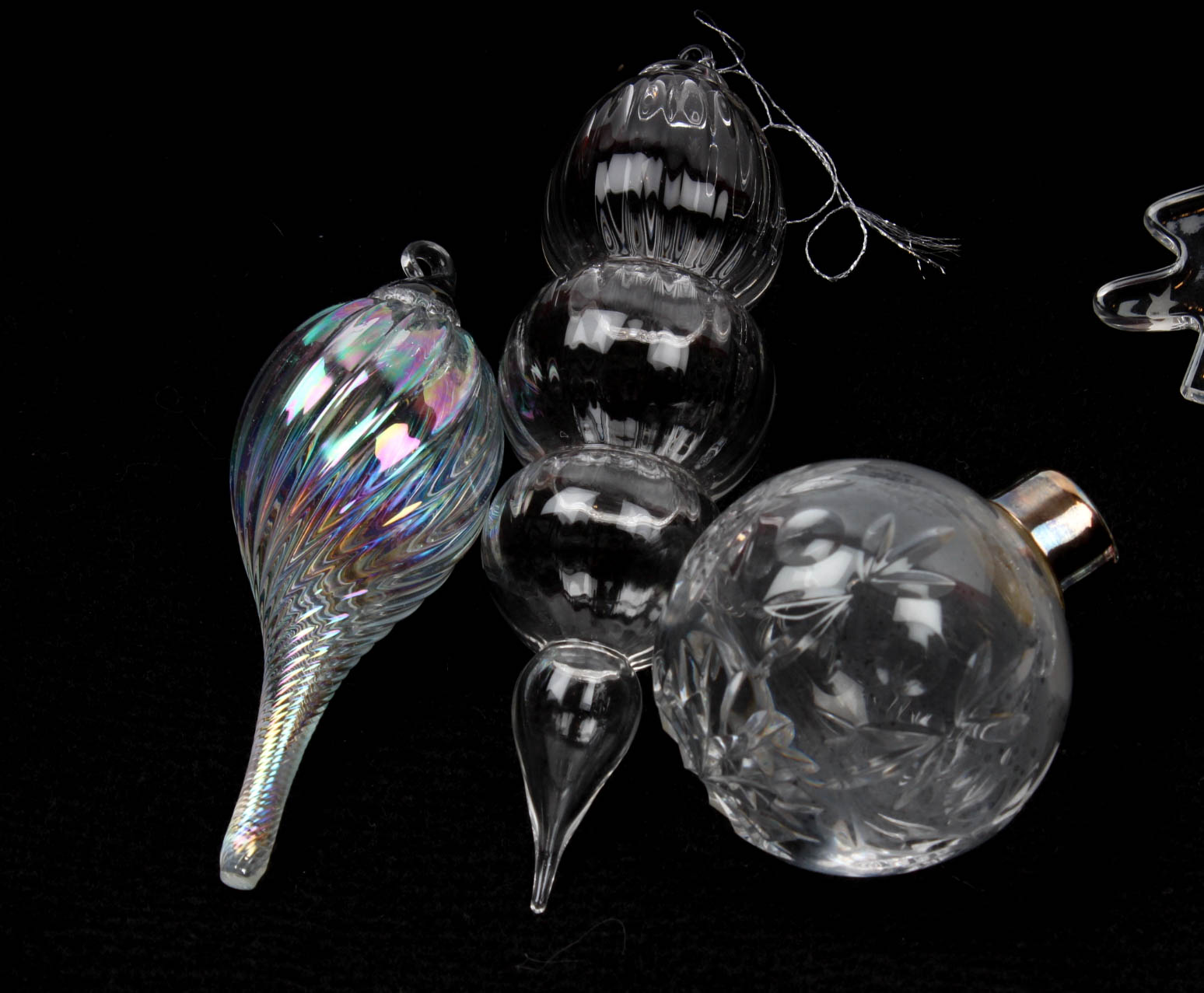 Crystal Ornaments Featuring Orrefors, Gorham, and More