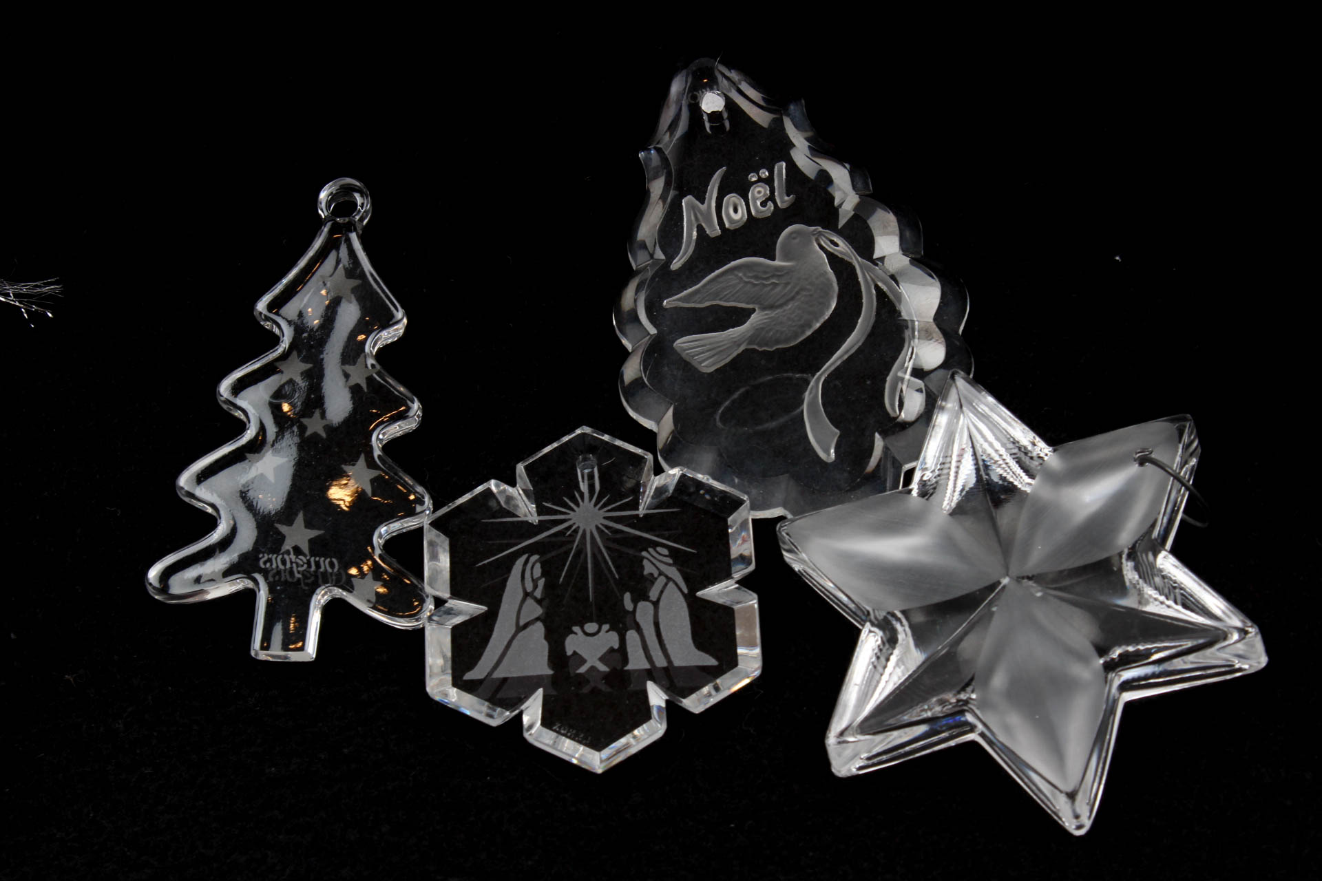 Crystal Ornaments Featuring Orrefors, Gorham, and More