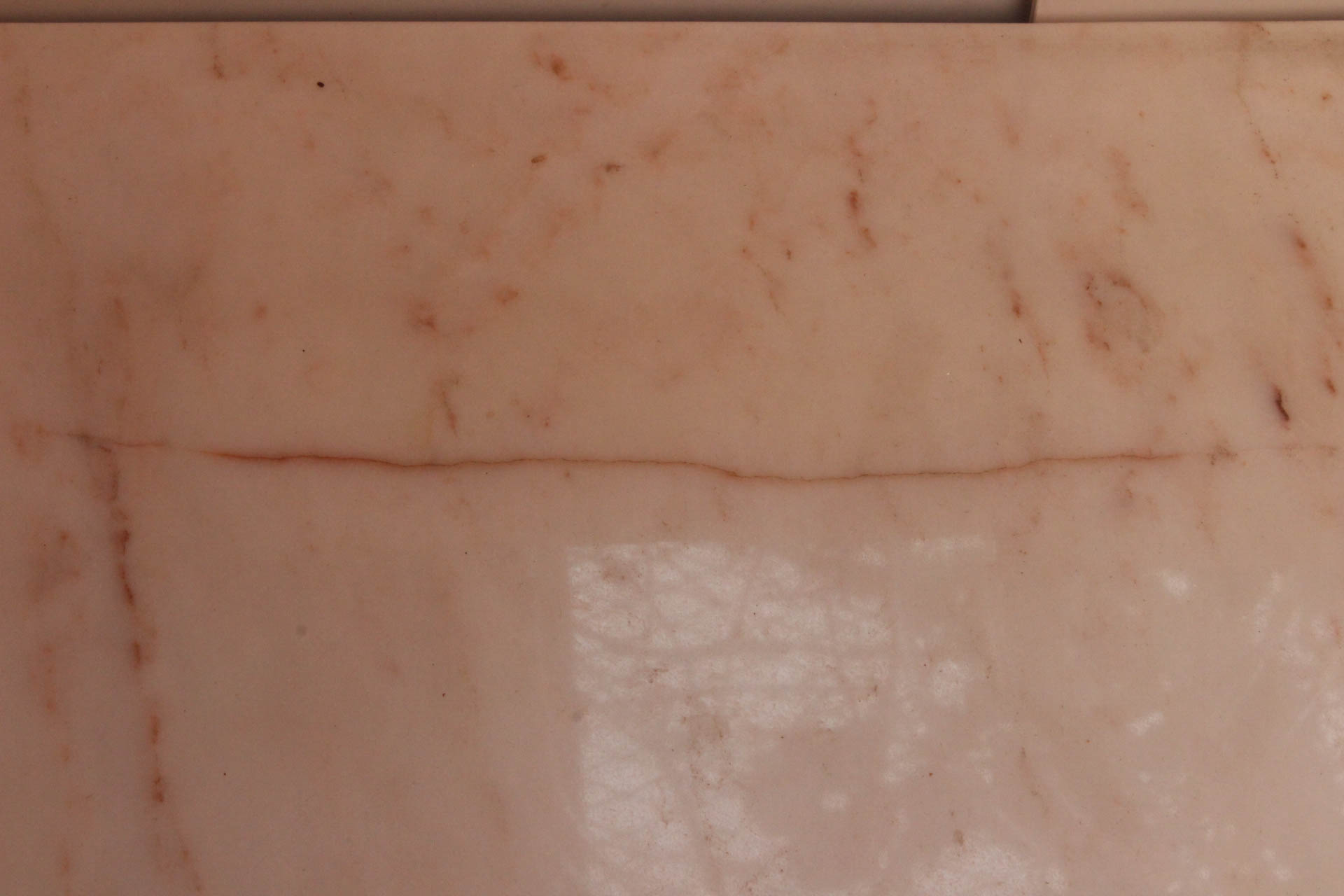 Victorian Marble Top Burl Wood Veneer Buffet