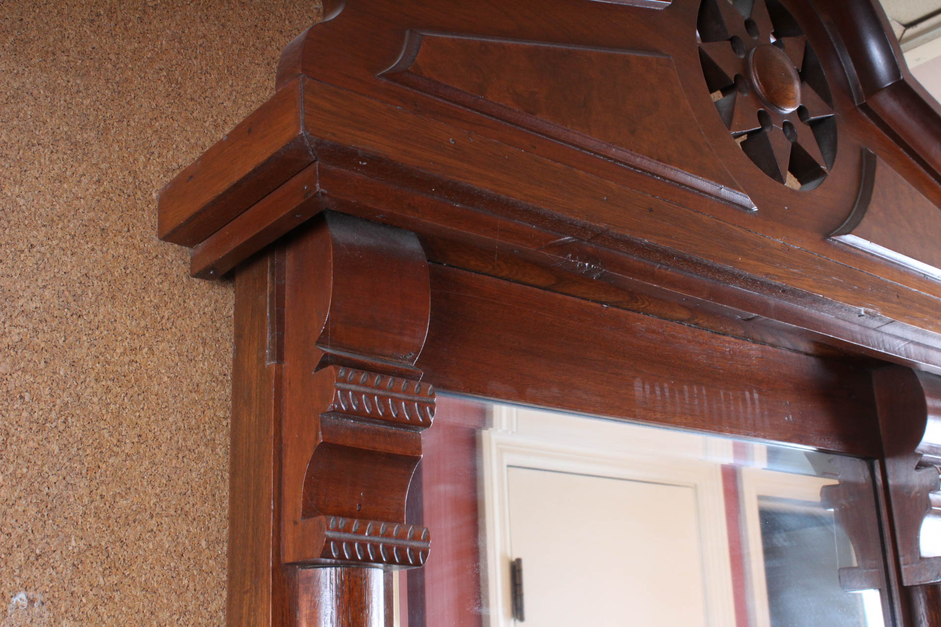 Large Scale Greek Revival Hall Mirror