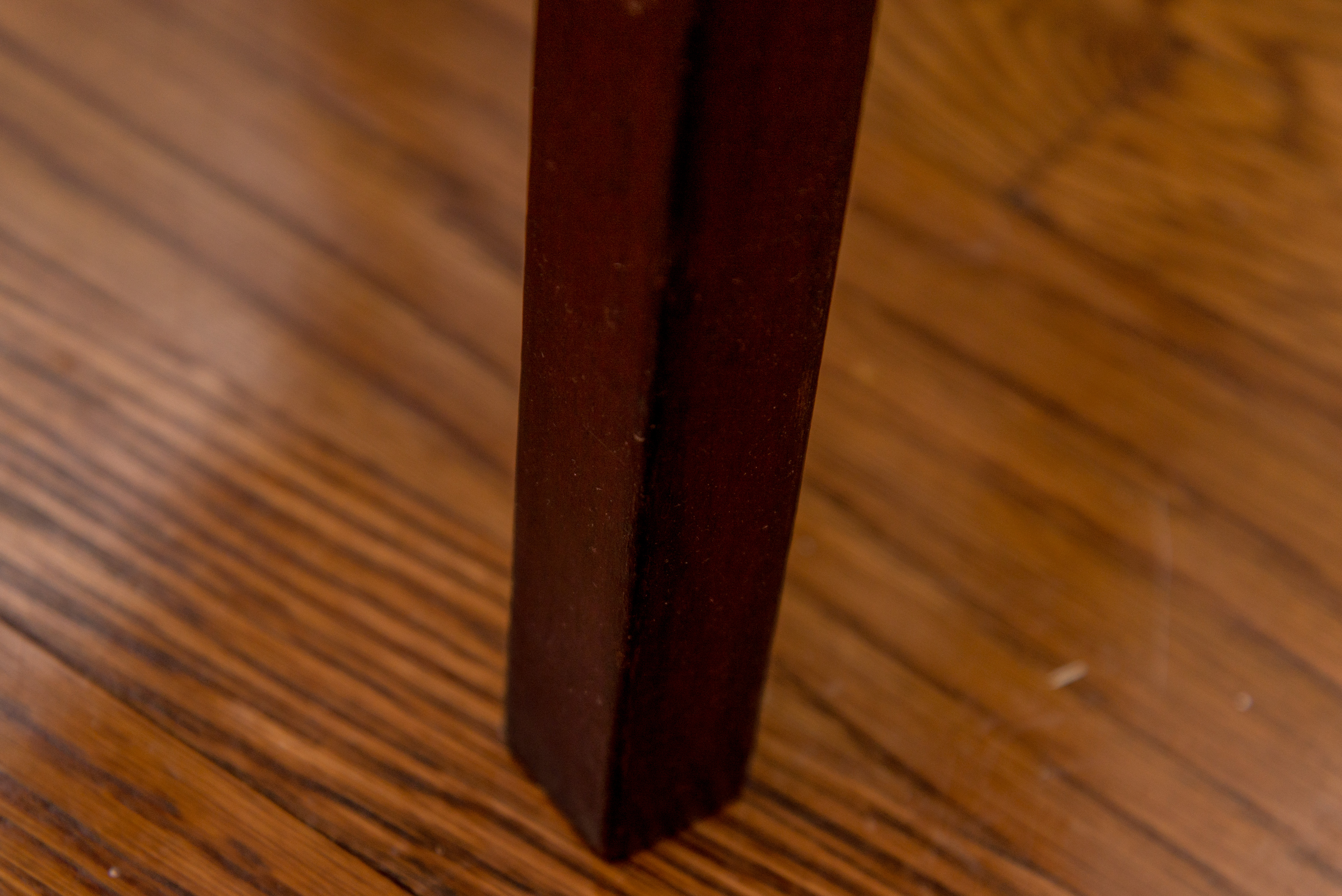 Antique Mahogany Demilune Game Table