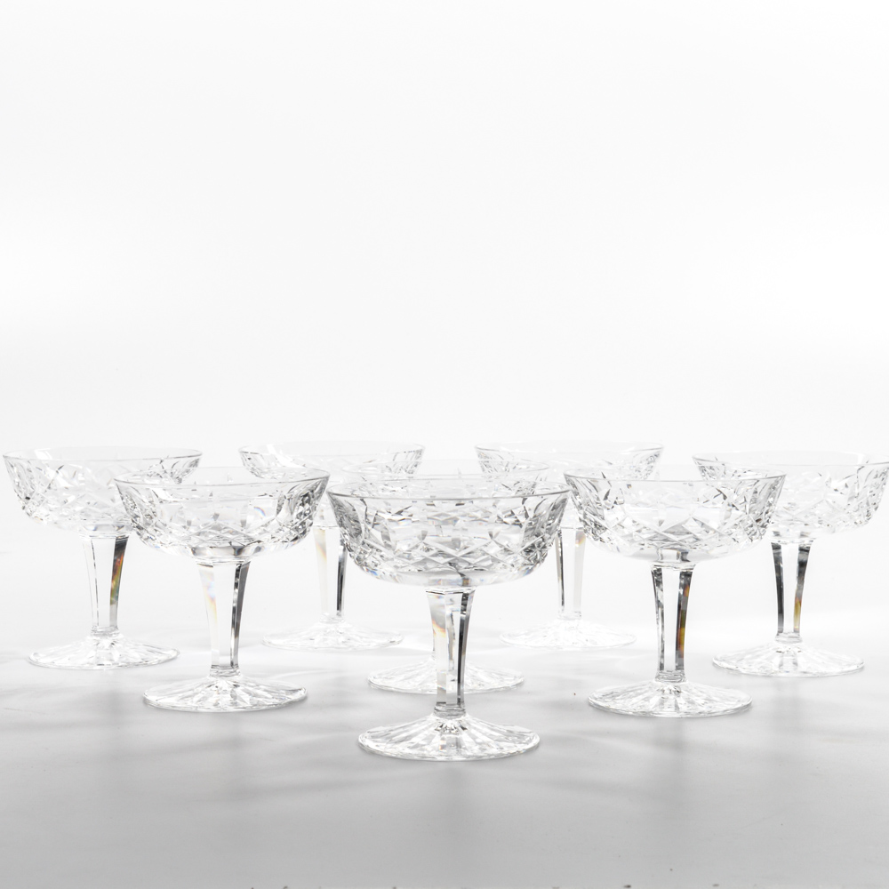 Waterford Crystal "Lismore" Champagne Glasses