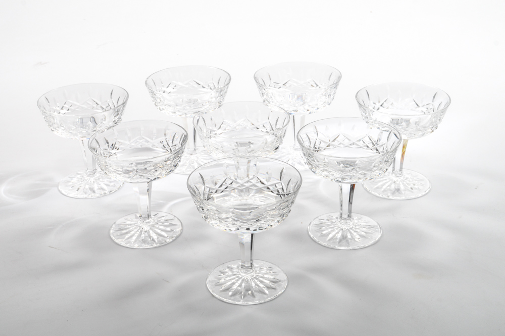 Waterford Crystal "Lismore" Champagne Glasses