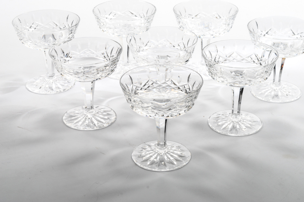 Waterford Crystal "Lismore" Champagne Glasses