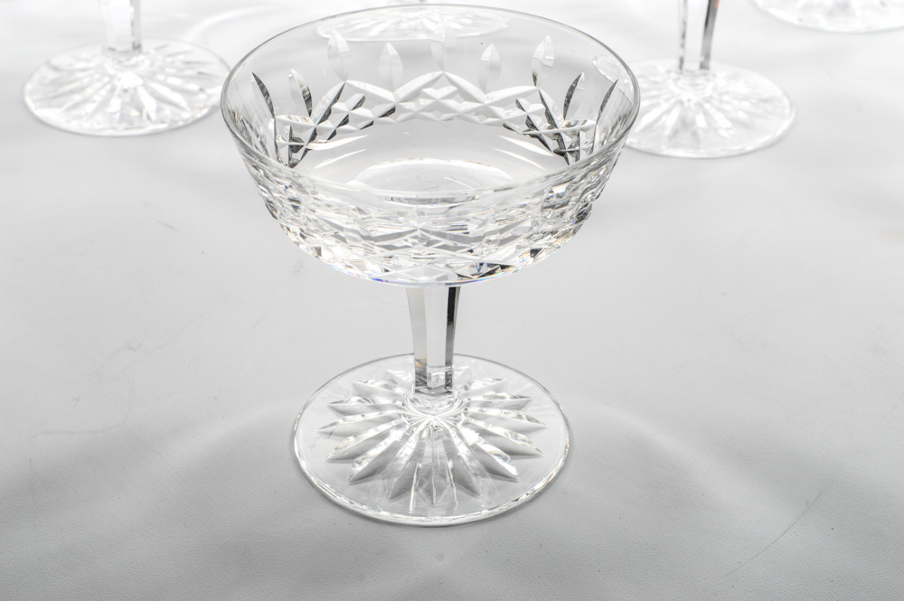Waterford Crystal "Lismore" Champagne Glasses