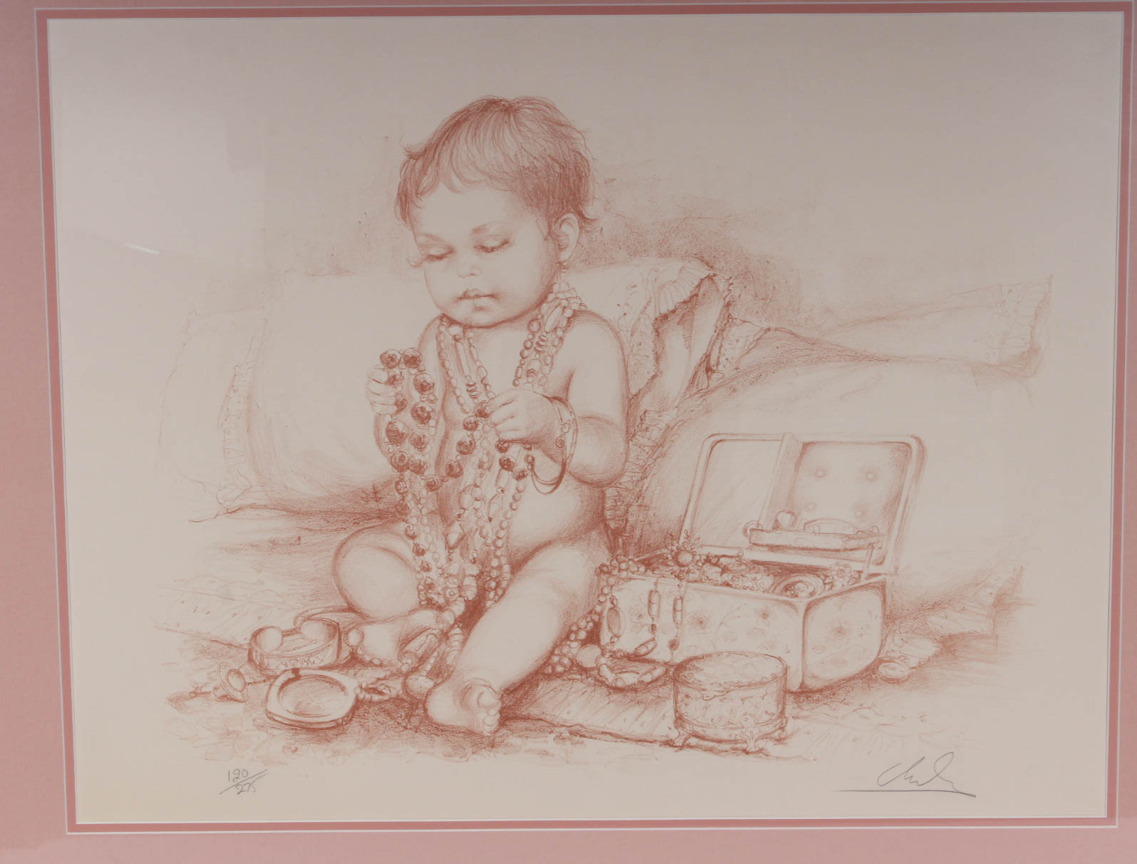 Limited Edition Signed Lithograph Depicting Child
