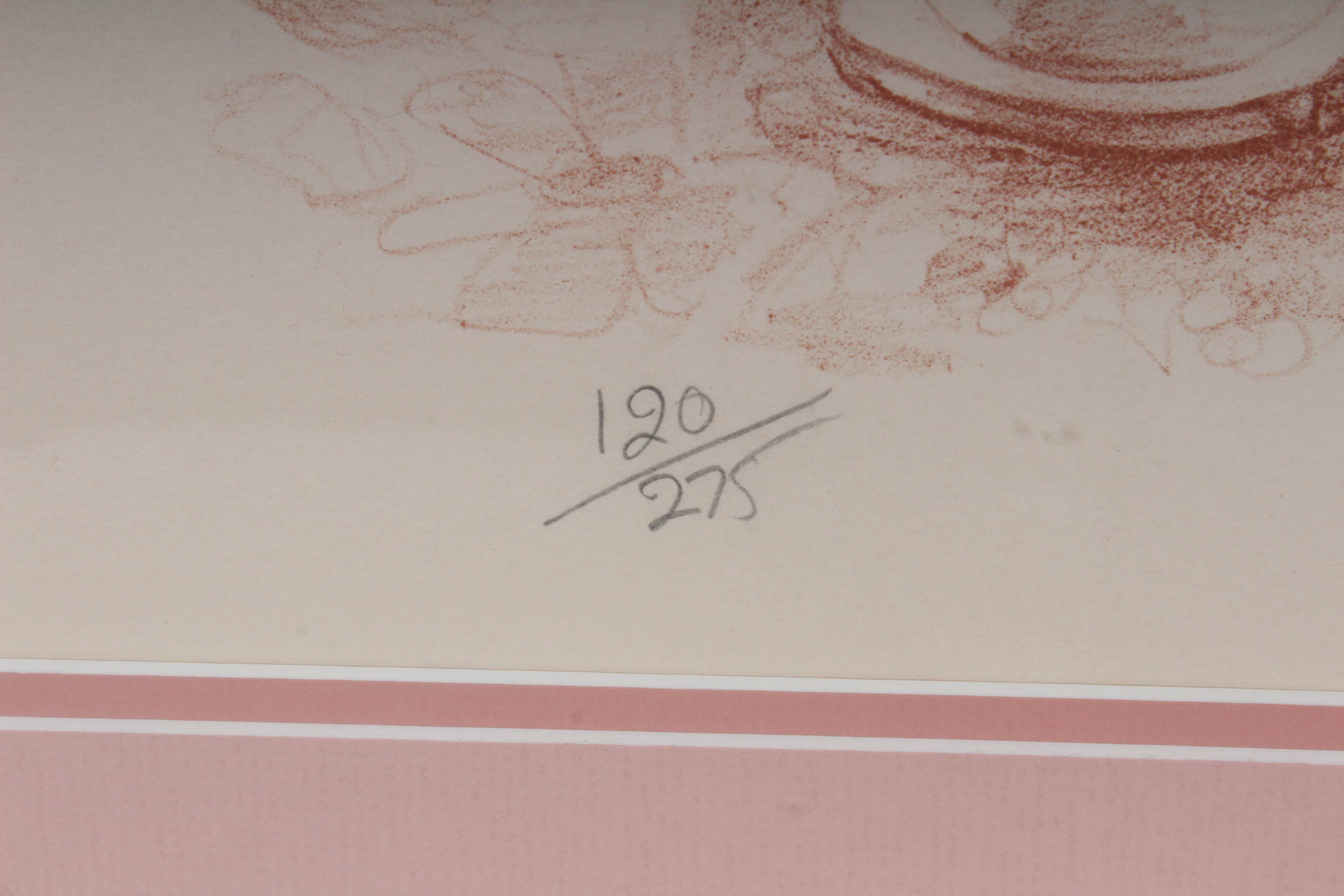 Limited Edition Signed Lithograph Depicting Child