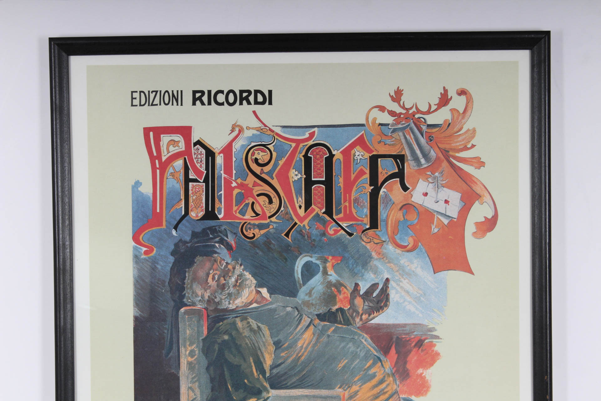 "Falstaff, Musica di G. Verdi" Reproduction Art Print Poster