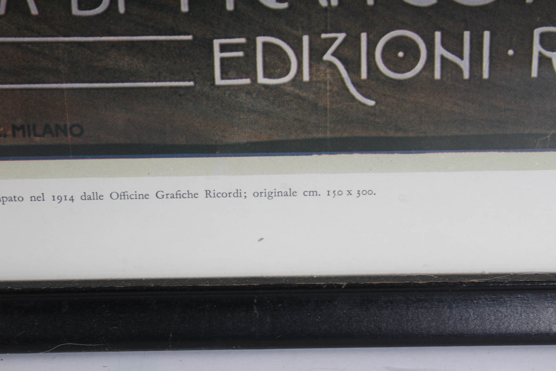 Framed Opera Art Poster Offset Lithographs