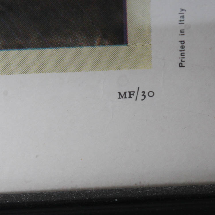 Framed Opera Art Poster Offset Lithographs