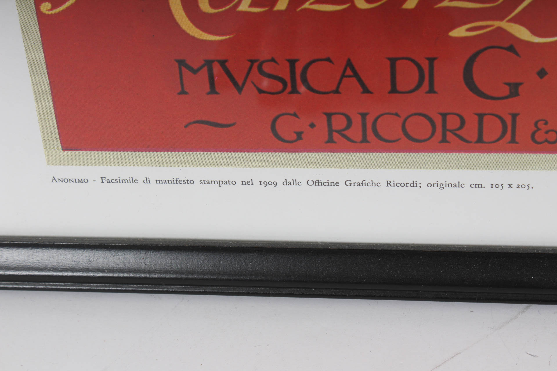 Framed Manon Lescaut, Musica di Puccini Art Print Posters