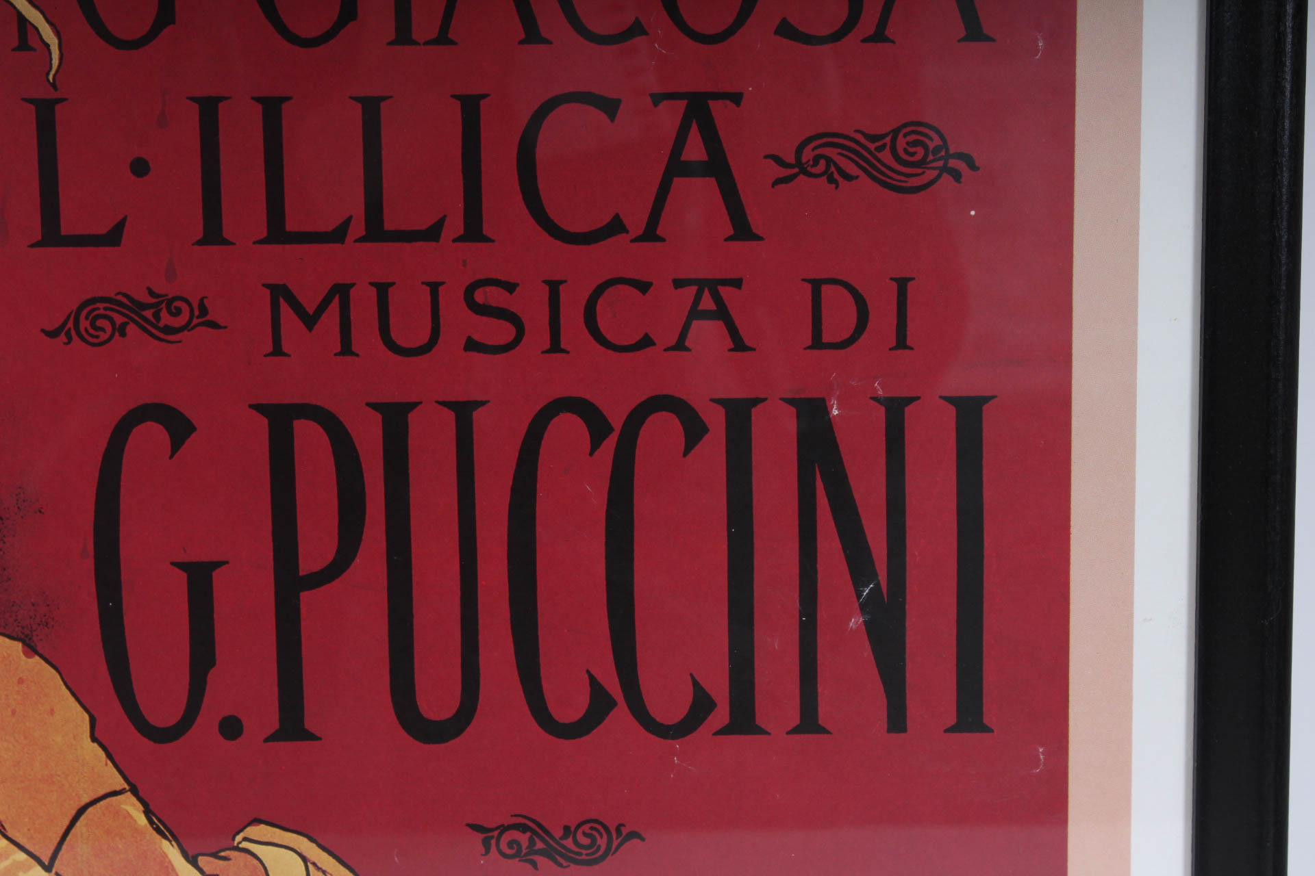 "La Boheme, Musica di Puccini" Reproduction Art Print Poster