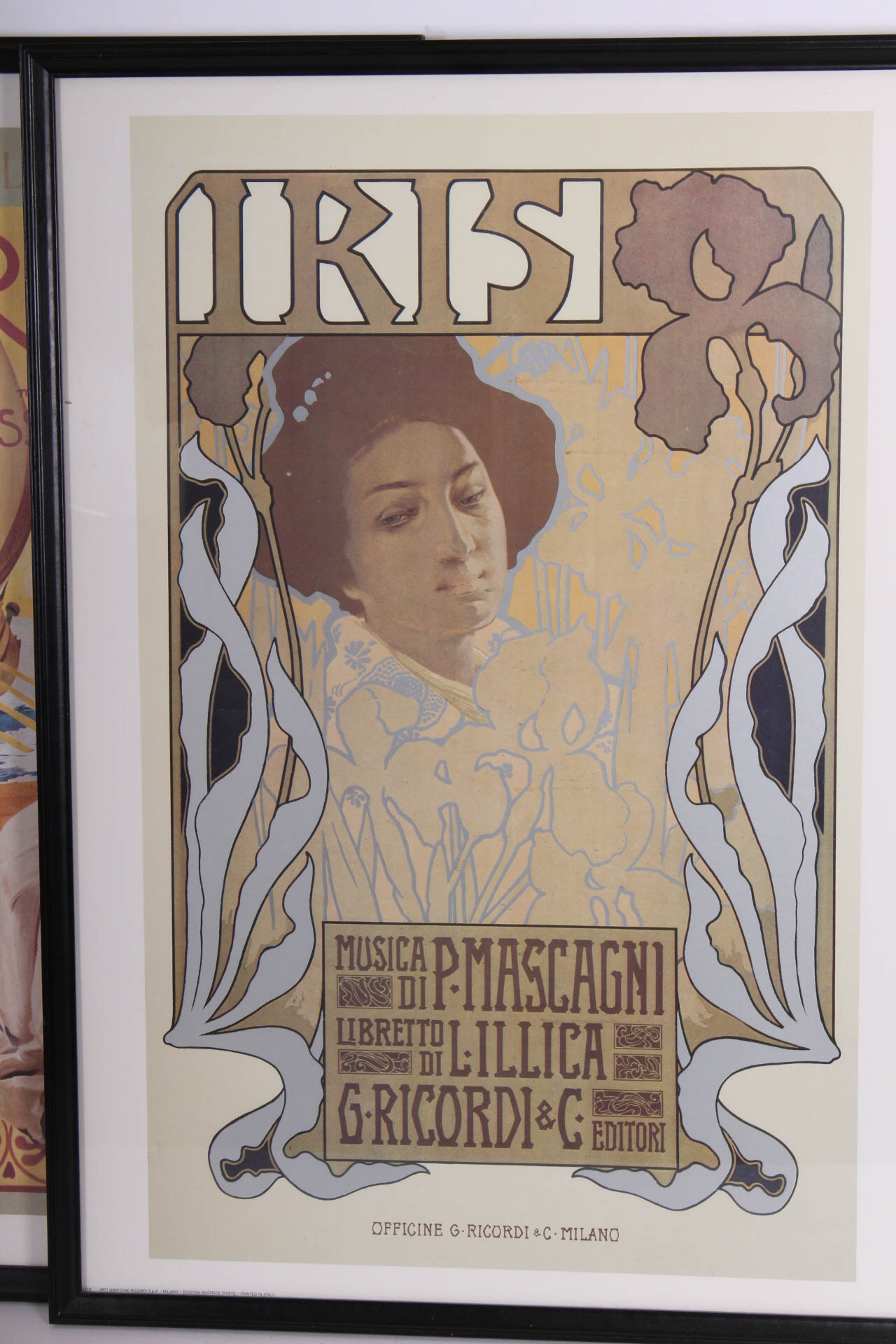 "Ariane" and "Iris" Opera Reproduction Art Poster Prints