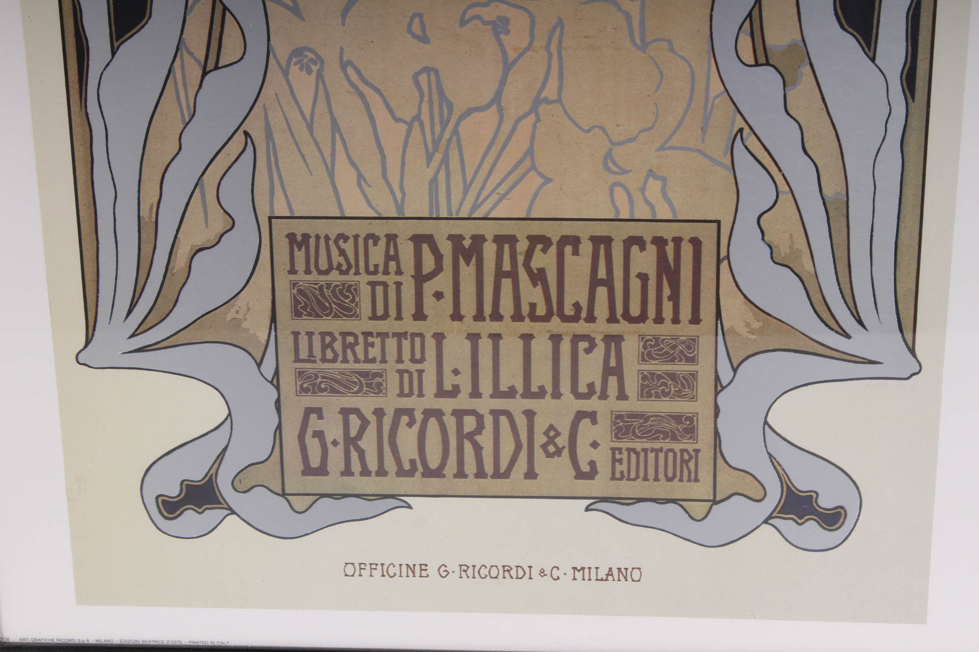 "Ariane" and "Iris" Opera Reproduction Art Poster Prints