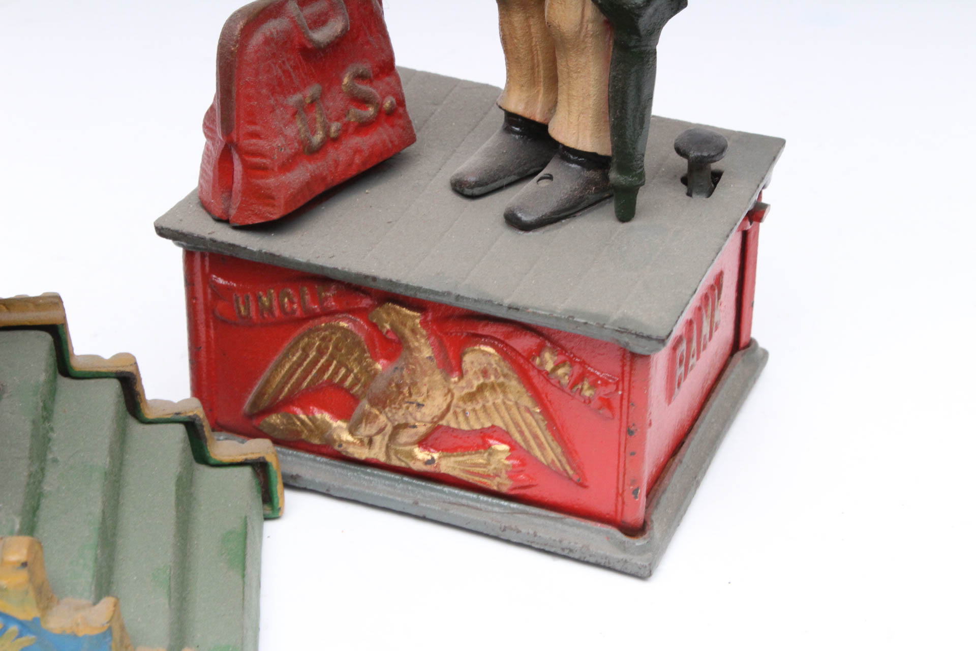 Reproduction "Uncle Sam" and "Magician" Mechanical Banks