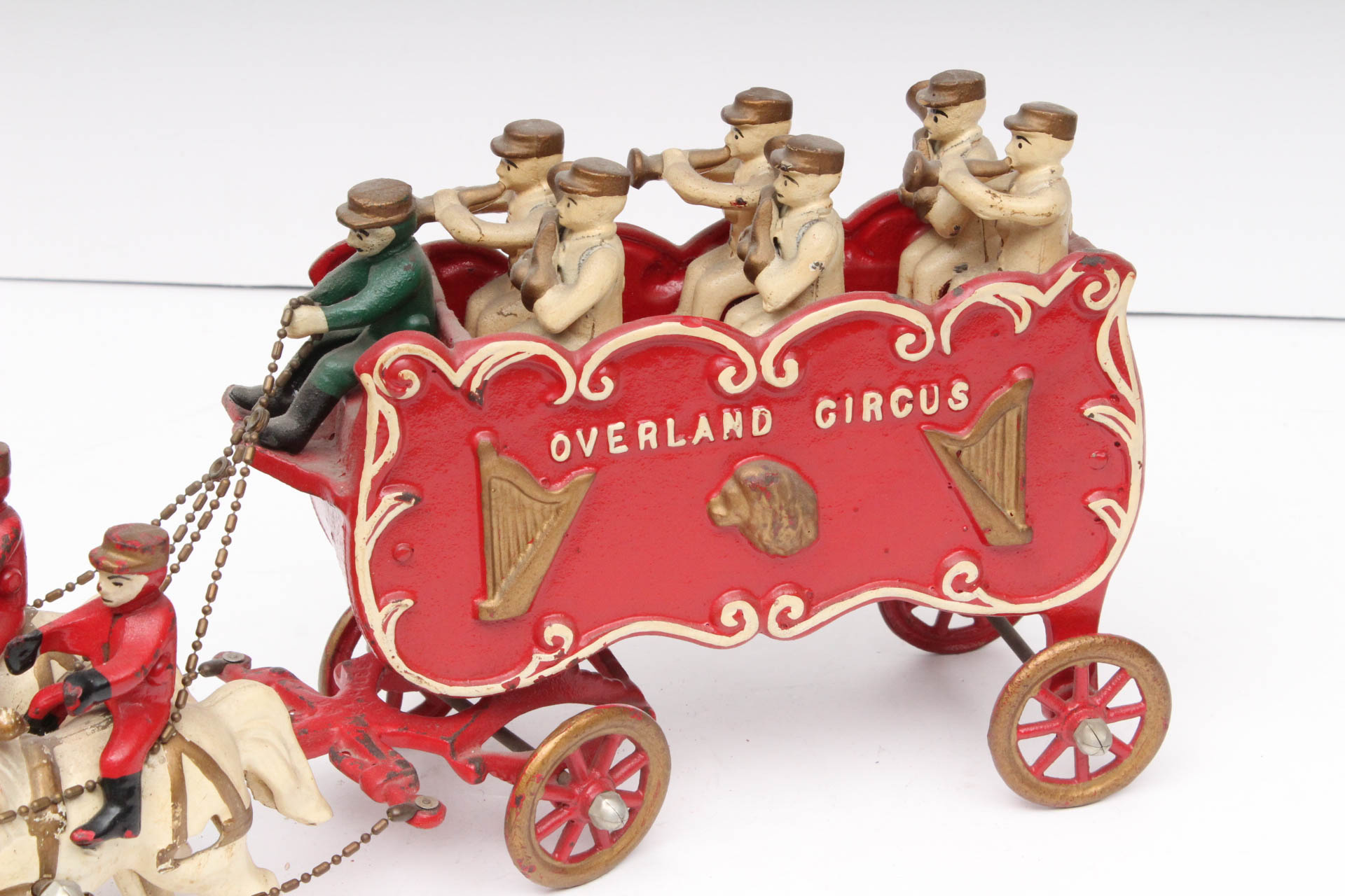 Kenton Toys Cast Iron Overland Circus Bandwagon