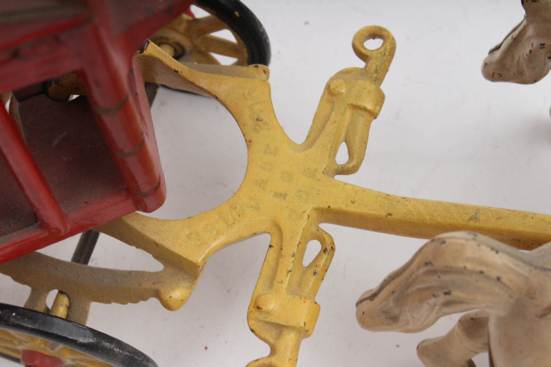 Kenton "Overland Circus" Cast Iron Toy Bear Wagon