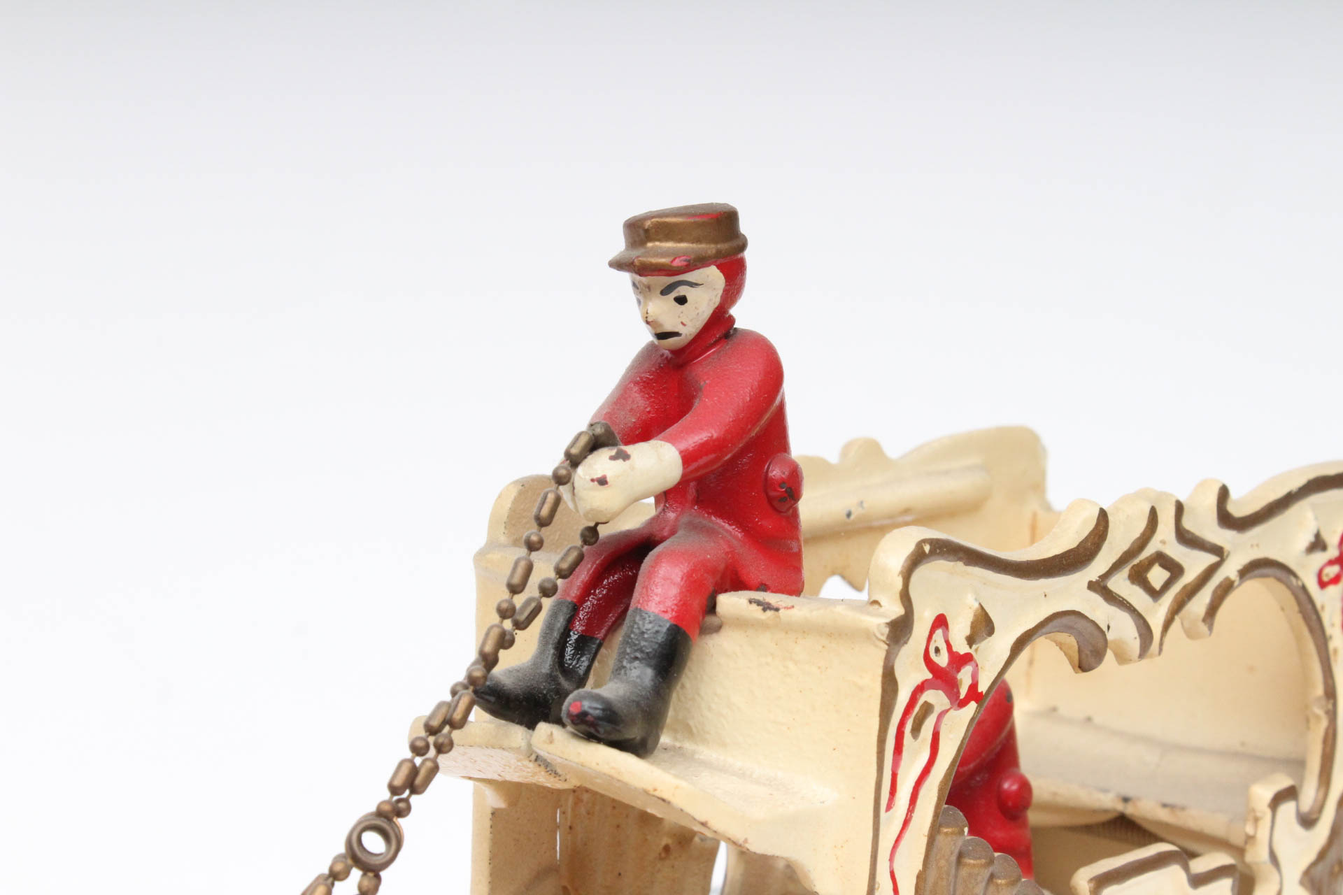 Kenton Toys Cast Iron Horse Drawn Pipe Organ