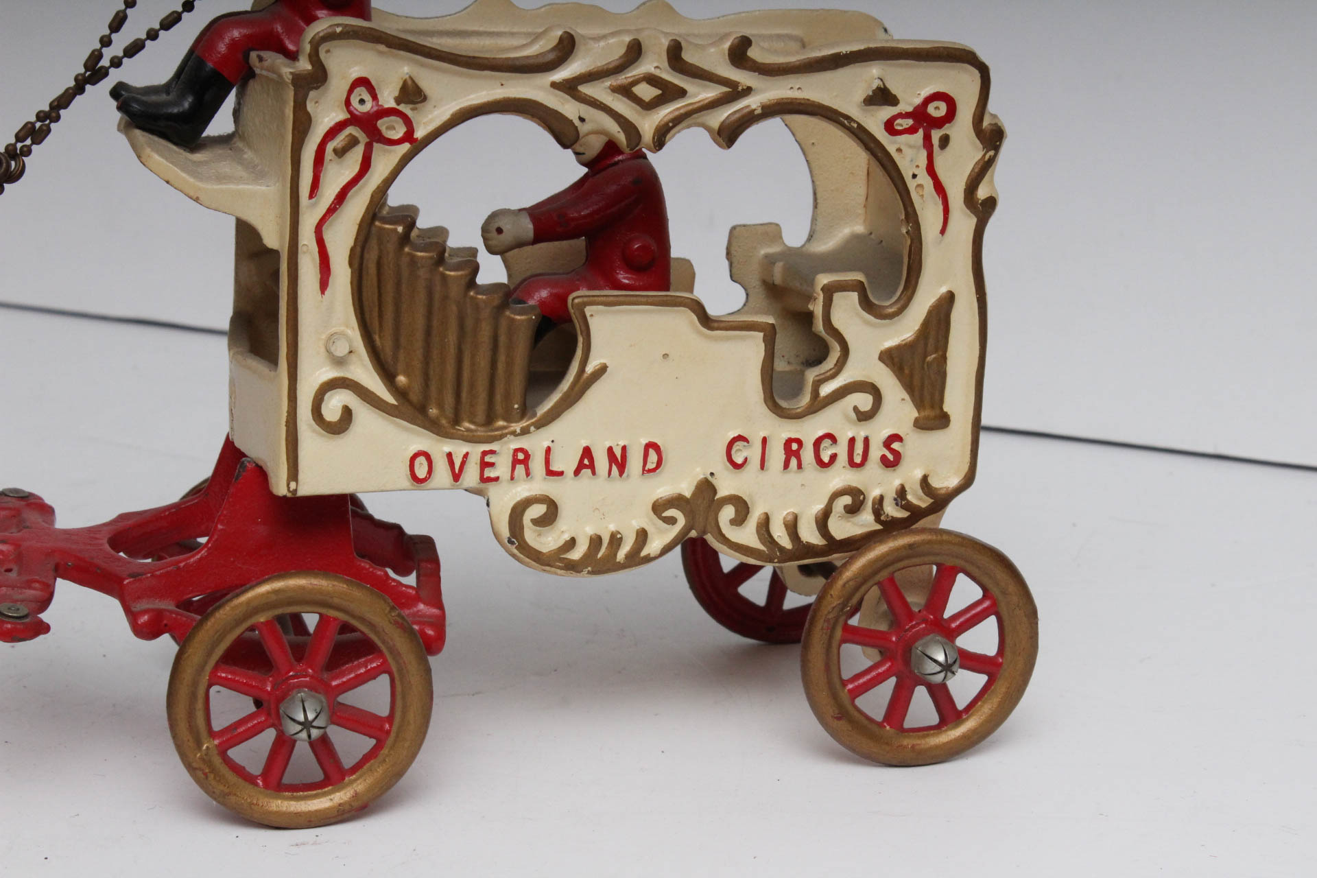 Kenton Toys Cast Iron Horse Drawn Pipe Organ