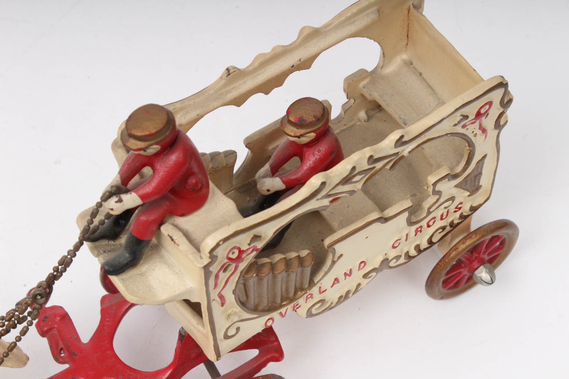 Kenton Toys Cast Iron Horse Drawn Pipe Organ