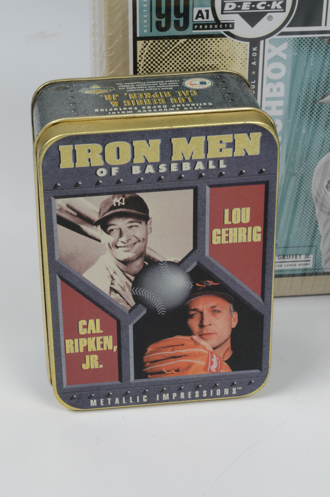 1998 Pinnacle Baseball Cards in a Can and Other Collectibles