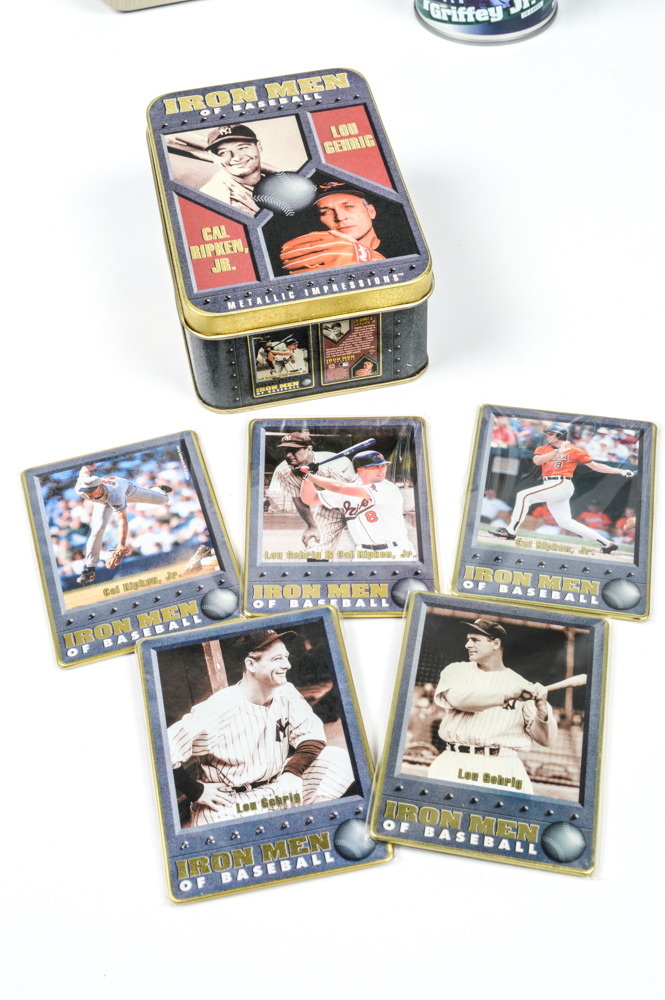 1998 Pinnacle Baseball Cards in a Can and Other Collectibles