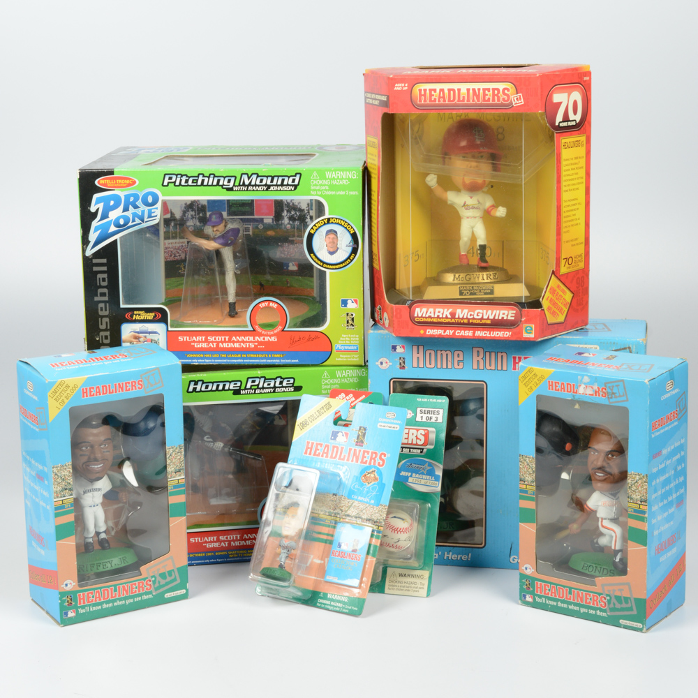 Baseball Headliners and Pro Zone Action Figures