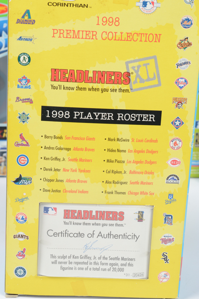 Baseball Headliners and Pro Zone Action Figures