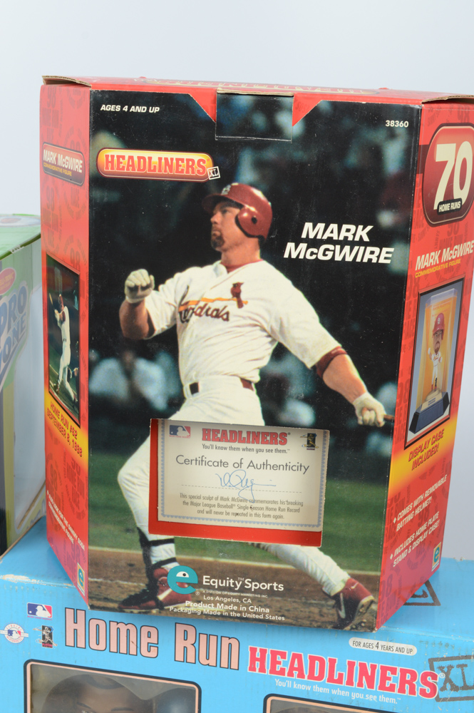 Baseball Headliners and Pro Zone Action Figures