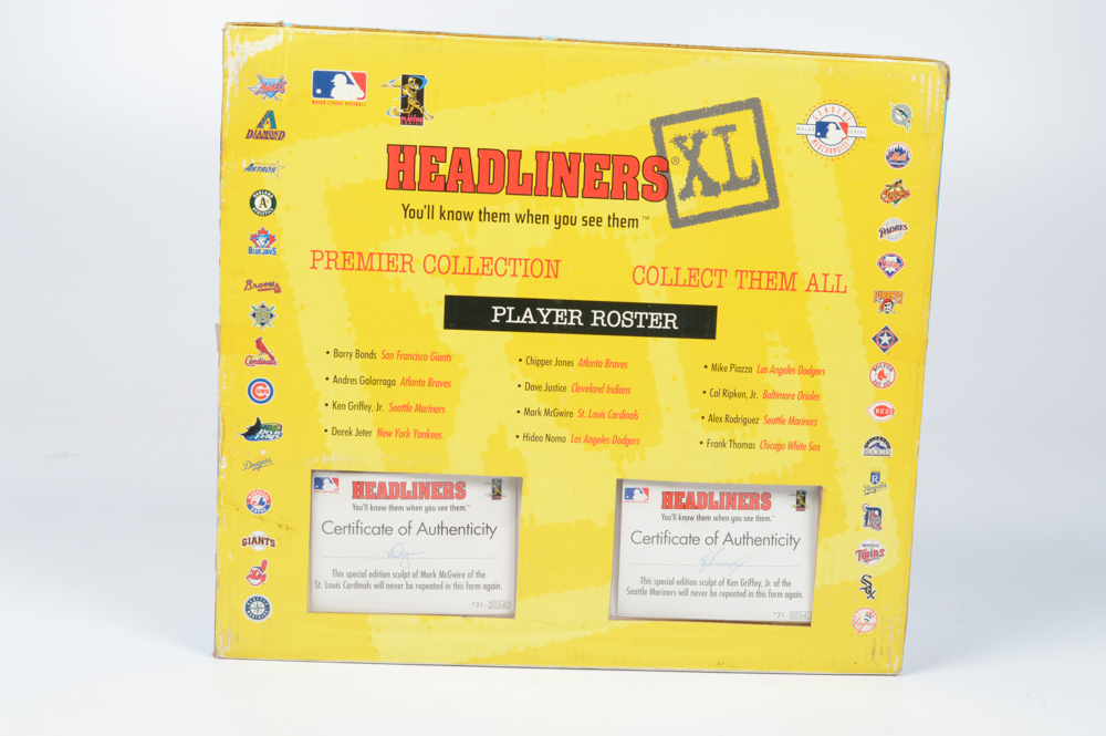 Baseball Headliners and Pro Zone Action Figures