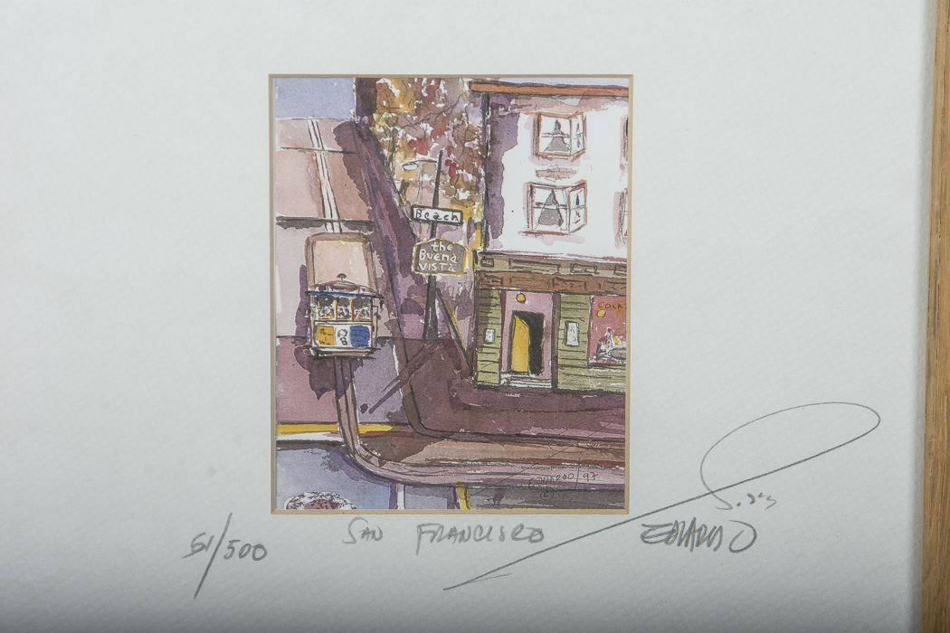 Eduardo Guzman Limited Edition Giclee "San Francisco"