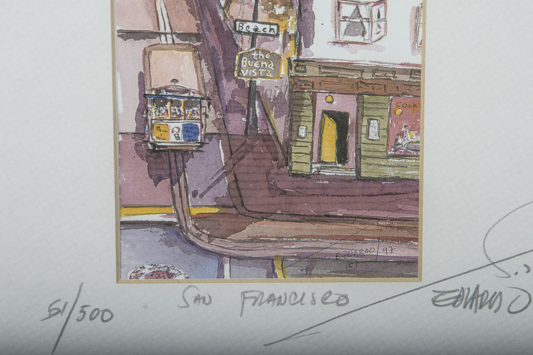 Eduardo Guzman Limited Edition Giclee "San Francisco"